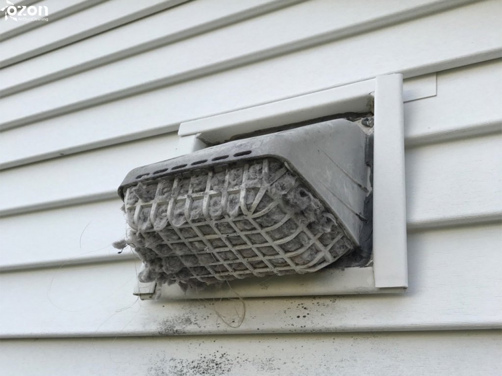 Before OZON Air Duct Cleaning